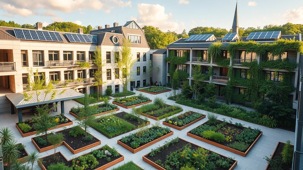 Duurzaamheid op de campus: groene daken en slimme energieoplossingen